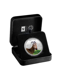 MMTC PAMP The Nilgiri Tahr Silver Coin Of Conserve Wild India 2018 Series 1 oz / 31.10 gm 999.9 Purity