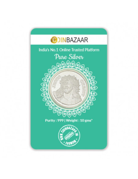 Jesus Christ Silver Coin of 5 Gram  in 999 Purity / Fineness -by Coinbazaar