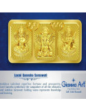 Trimurti Panchdhatu Bar Fusion of Gold Silver Copper Tin and Zinc By Gianna Art