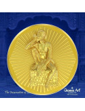 Gajanan Maharaj Panchdhatu Coins Fusion of Gold Silver Copper Tin and Zinc By Gianna Art 