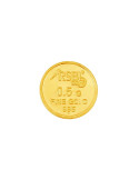 Gold Coin of 0.5 Gram / Half Gram in 24Kt 995 Purity / Fineness