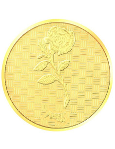 RSBL Gold Coin of 0.5 Gram / Half Gram in 24Kt 995 Purity / Fineness