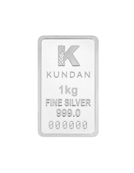 Kundan Kalpataru Tree Silver Bar of 1 Kg in 999 Purity / Fineness
