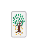 Kundan Kalpataru Tree Color Silver Bar of 20 Gram in 999 Purity / Fineness in Certi Card