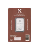 Kundan Color Durga Mata Silver Bar of 20 Gram in 999 Purity / Fineness in Certi Card