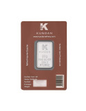 Kundan Color Gurunanak Dev Silver Bar of 20 Gram in 999 Purity / Fineness in Certi Card