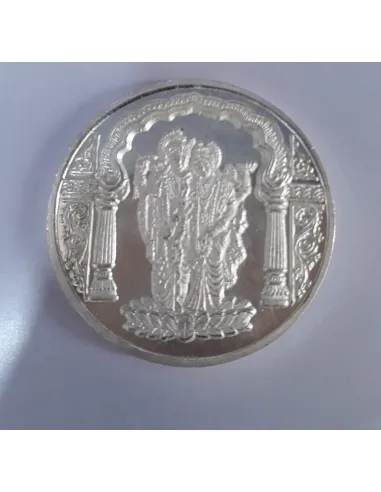 Laxmi-Narayan Silver Coin of 10 Gram in 999 Purity / Fineness