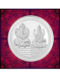 RSBL Lakshmi Ganesh Silver Coin Of 50 gm 24Kt 999 Purity/ Fineness
