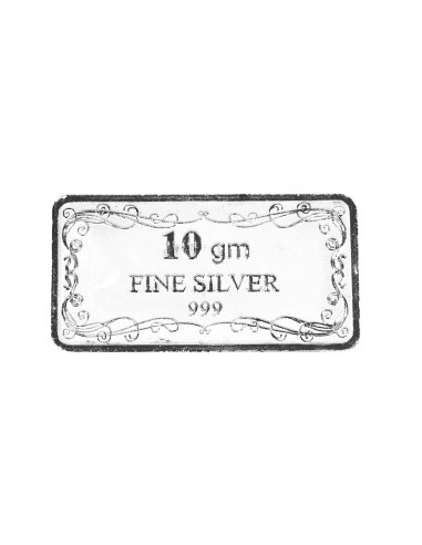 Happy Wedding Anniversary Silver Note Of 10 Gram in 999 Purity