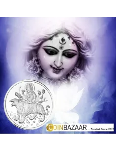 Goddess Ambemata Silver Coin of 25 Gram in 999 Purity / Fineness