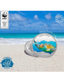 MMTC PAMP The Green Turtle Silver Coin of Conserve Wild India 2018 Series 1 oz / 31.10 gm 999.9 Purity