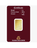 Gujrat Gold Centre Gold Bar Of 5 Gram 24Kt in 999 Purity / Fineness