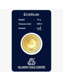 Gujrat Gold Centre Gold Bar Of 10 Gram 24Kt in 999 Purity / Fineness