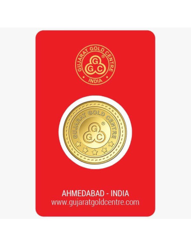 Gujrat Gold Centre Gold Coin Of 25 Gram 24Kt in 999 Purity / Fineness