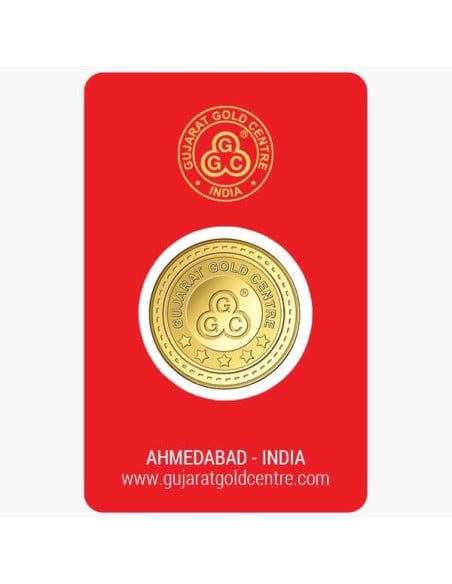 Gujrat Gold Centre Gold Coin Of 25 Gram 24Kt in 999 Purity / Fineness