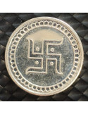 Swastik Silver Coin of 2 Gram in 999 Purity / Fineness -by Coinbazaar