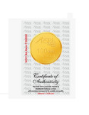 RSBL Gold Coin 100 Grams 24Kt Gold 995 Purity Fineness