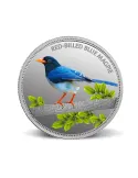 MMTC PAMP The Red-Billed Blue Magpie Silver Coin Of Conserve WWF 2020 Series 1 oz / 31.10 gm 999.9 Purity