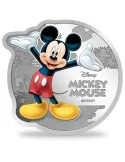 MMTC PAMP Disney Micky Mouse Colored Silver Coin 1 oz / 31.10gm in 999.9 Purity