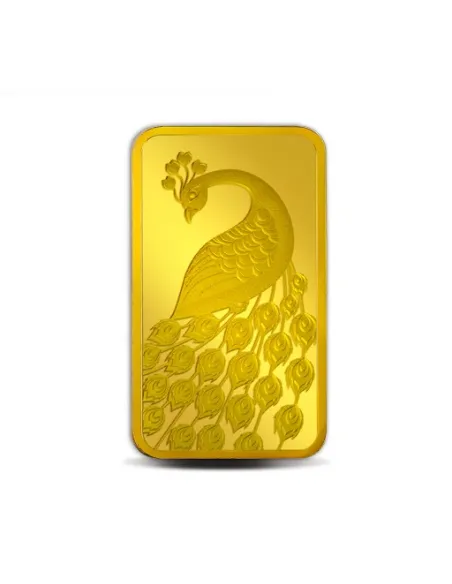 MMTC-PAMP Gold Ingot Bar of 10 Grams in 24 Karat  999.9 Purity / Fineness