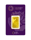 MMTC-PAMP Gold Ingot Bar of 20 Grams 24 Karat in 9999 Purity / Fineness