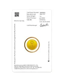 MMTC-PAMP Goddess Lakshmi Gold Coin of 1 Grams 24 Karat in 999.9 Purity / Fineness in Certi Card