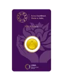 MMTC-PAMP Goddess Lakshmi Gold Coin of 2 Grams 24 Karat in 999.9 Purity / Fineness in Certi Card