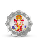 MMTC PAMP Colorful Lord Ganesha Coin 2021 Edition of 20 Gram in 999.9 Purity / Fineness