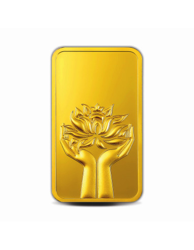 MMTC-PAMP Gold Ingot Bar of 31.1 Grams 24 Karat in 9999 Purity / Fineness