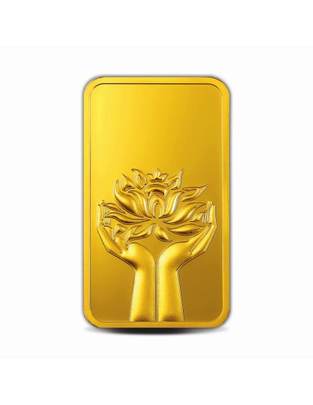 MMTC-PAMP Gold Ingot Bar of 31.1 Grams 24 Karat in 9999 Purity / Fineness