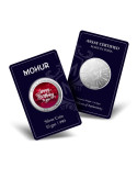Mohur Color Happy Diwali Silver Coin of 10 gm in 999 Purity / Fineness