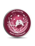 MOHUR Color Happy Anniversary Silver Coin Of 20 Gram in 999 Purity / Fineness