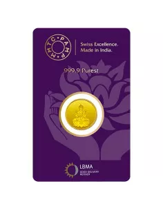 MMTC-PAMP Lakshmi Gold Coin of 8 Grams 24 Karat in 999.9 Purity / Fineness in Certi Card