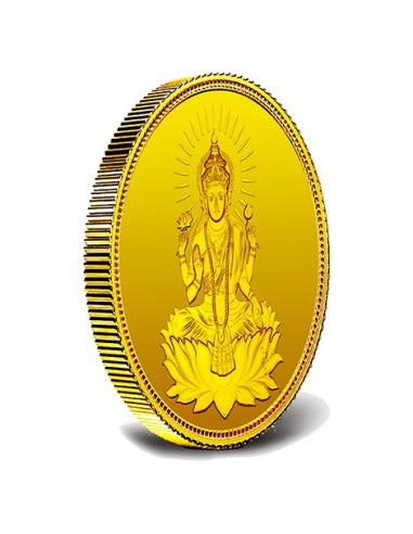MMTC-PAMP Lakshmi Gold Coin of 8 Grams 24 Karat in 999.9 Purity / Fineness in Certi Card