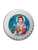 MOHUR Color Bal Gopal Silver Coin Of 50 Gram in 999 Purity / Fineness