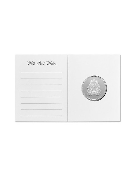 Modison Jagannath  Silver Coin of 20 Grams in 24Kt 999 Purity Fineness in Folder Packing