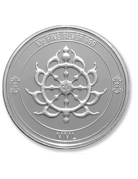 Modison Jagannath Silver Coin of 10 Grams in 24Kt 999 Purity Fineness