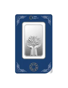 MMTC-PAMP Silver Ingot Bar of 31.1 Gram in 999.9 Purity / Fineness in Certi Card