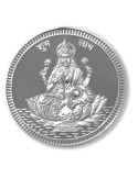 Modison Lakshmi Silver Coin of 20 Grams in 24Kt 999 Purity Fineness in Certicard