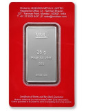 Modison Silver Bar of 25 Grams in 24Kt 999 Purity Fineness in Certicard