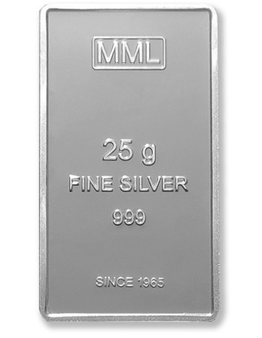 Modison Radha Krishna Silver Bar of 25 Grams in 24Kt 999 Purity Fineness in Certicard