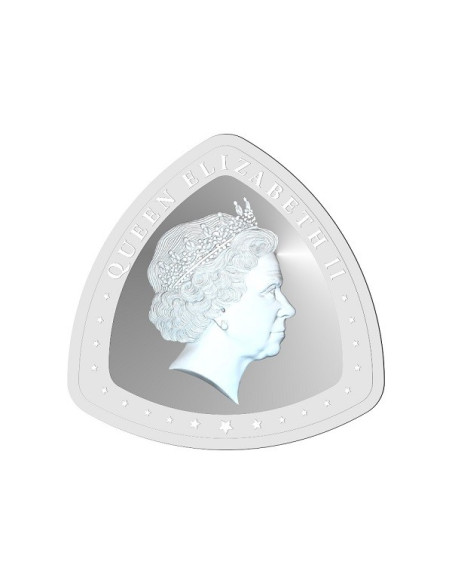 Triangle Elizabeth Silver Coin Of 10 Grams in 999 Purity Fineness