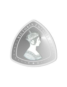 Triangle Queen Silver Coin Of 10 Grams in 999 Purity Fineness