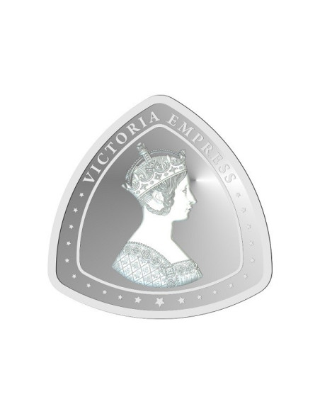 Triangle Queen Silver Coin Of 10 Grams in 999 Purity Fineness