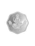 Omkar Mint Octagon Lakshmi Silver Coin Of 10 Grams in 999 Purity Fineness