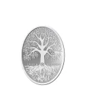 Oval Shubh Vivah Silver Coin Of 10 Grams in 999 Purity Fineness