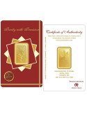 Omkar Mint Kalpataru Gold Bar Of 10 Gram 24Kt Gold 999 Purity Fineness