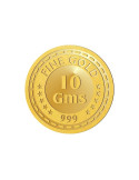 Lakshmi Gold Coin Of 10 Gram 24Kt Gold 999 Purity Fineness