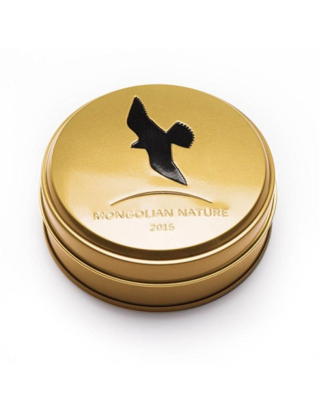 Mongolian Nature Falco cherrug 2015  in 0.925 gm Silver Coin By CIT Mint