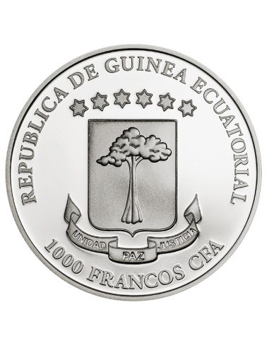 Butterflies in 3D Silver Coin 2015  25grams  925 Purity By Equatorial Guinea